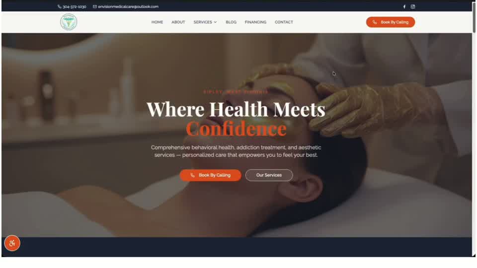 Envision Medical Care website preview