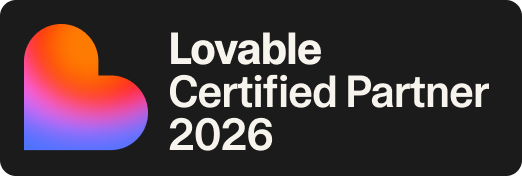 Lovable Certified Partner 2026 badge