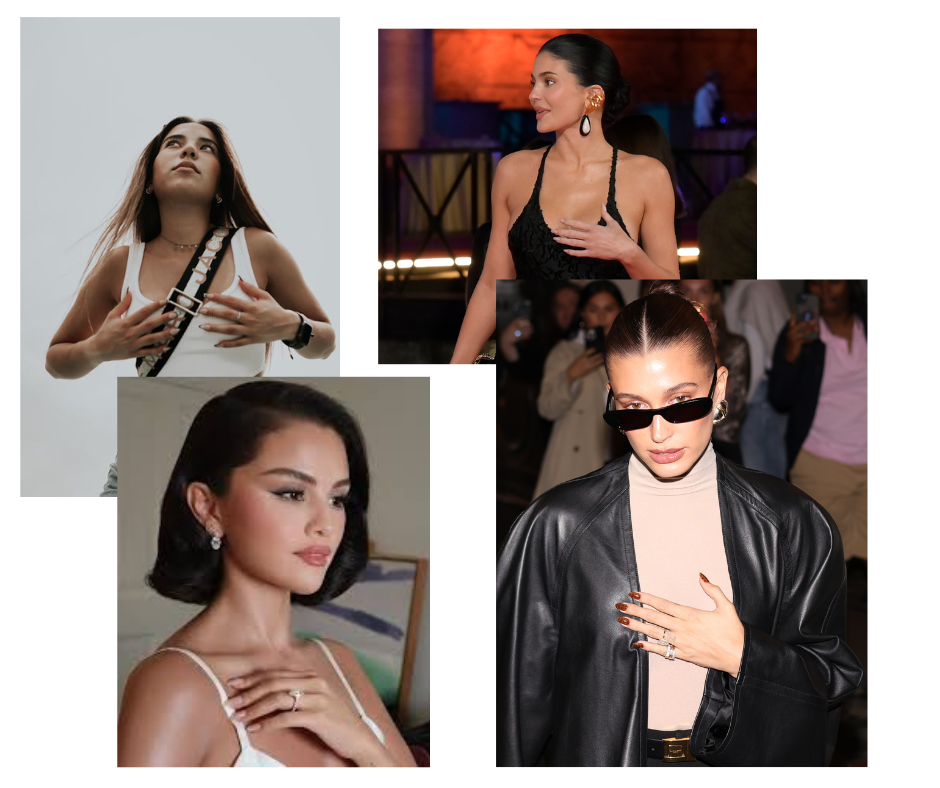 Millennial signature poses showing polished casual stances with hip pops, angled bodies, and warm friendly smiles