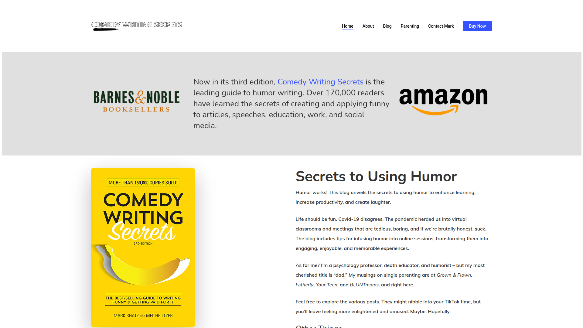 Comedy Writing Secrets Zanesville Ohio Website Design