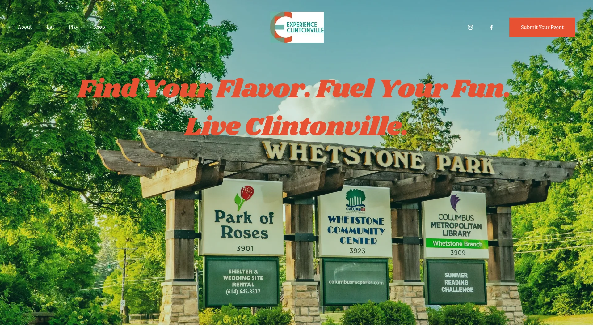 Experience Clintonville Ohio Community AI Website Design