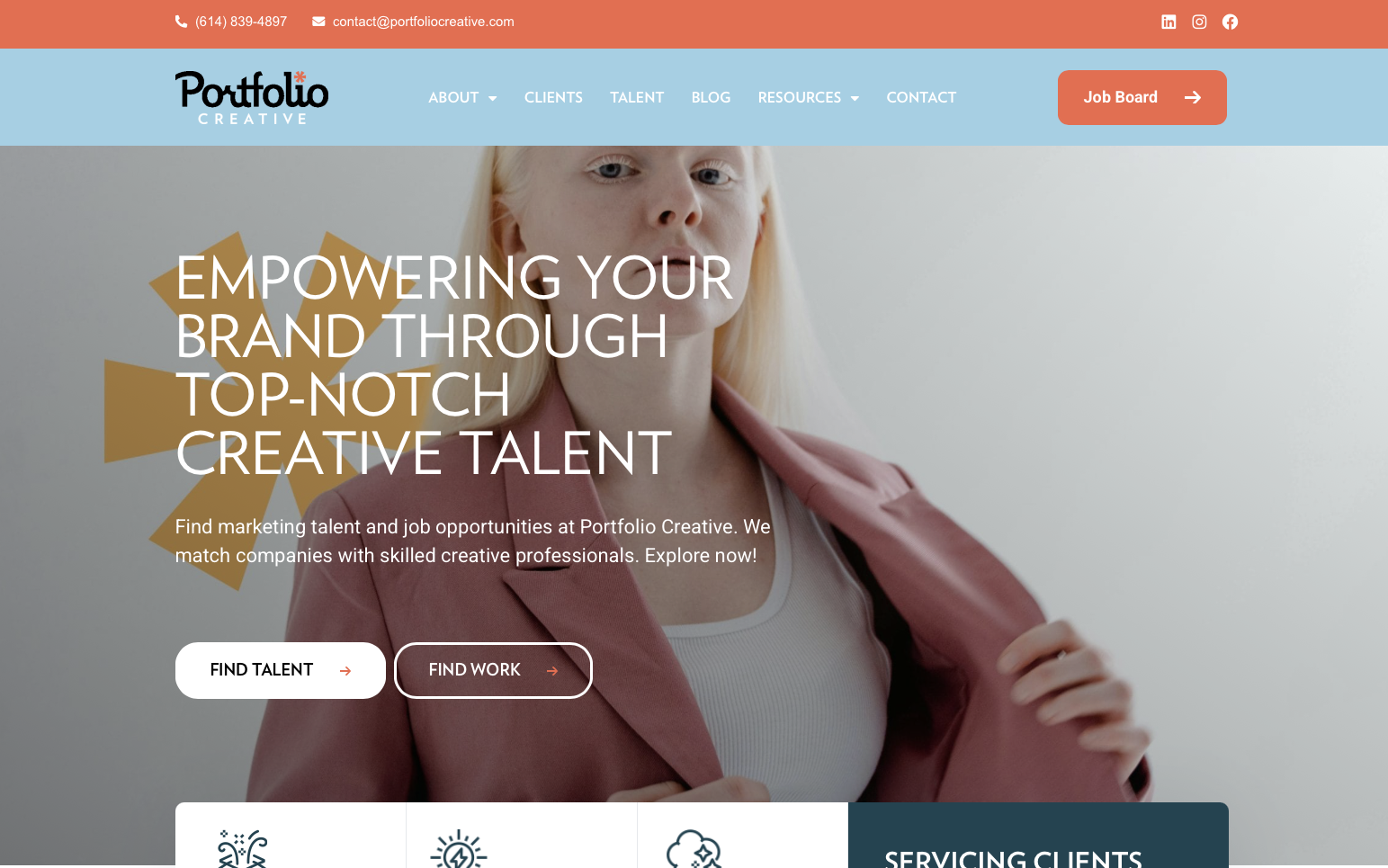 Portfolio Creative Columbus Ohio Creative Staffing Agency