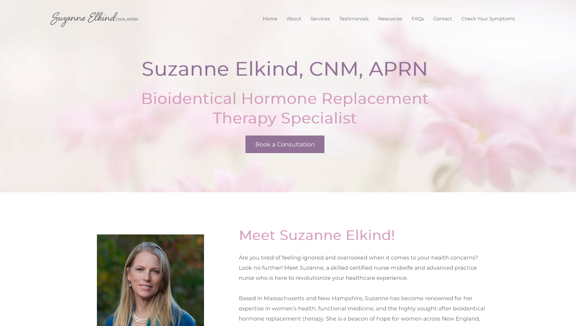 Suzanne Elkind Hormone Therapy Weight Loss New England